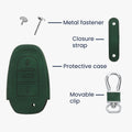kwmobile Schlüsselhülle für Opel 3-Tasten Smartkey Autoschlüssel Keyless Go Hülle - Autoschlüssel Schlüssel Hülle - Schlüsselcover aus Kunstleder