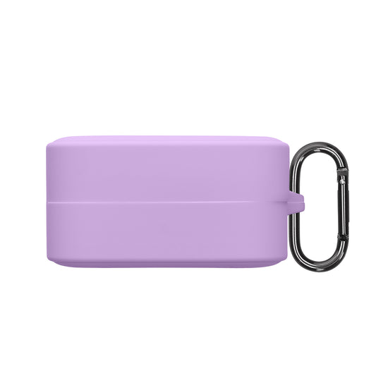 kwmobile Schutzhülle für Timekettle W4 Pro Hülle - TPU Silikon Case für Kopfhörer Ladecase - stoßfestes Cover mit Karabiner - Lavendel Lavendel  
