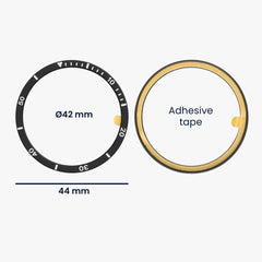 kwmobile Schutzring kompatibel mit Samsung Galaxy Watch 8 (44mm) Fitnesstracker - Bezel Ring Lünette - Sonstiges