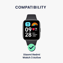 kwmobile Sportarmband kompatibel mit Xiaomi Redmi Watch 3 Active Armband - Großes Set Smartwatch Armband - Mehrfarbig