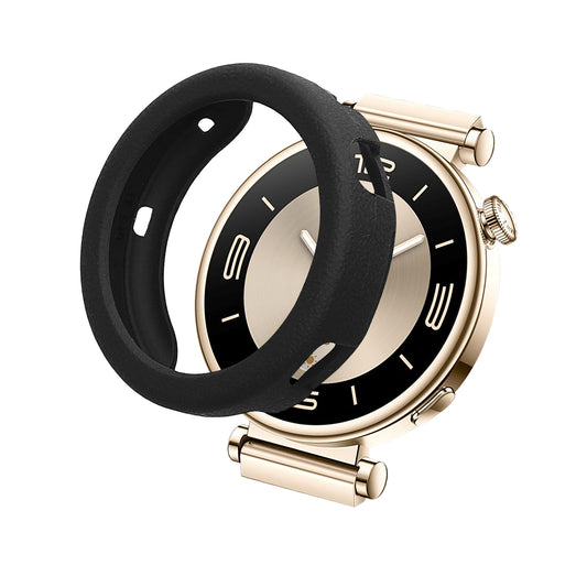 kwmobile Schutzhülle kompatibel mit Huawei Watch GT4 41mm Hülle - Fitness Tracker Case aus TPU - Soft Smartwatch Case Schwarz Schwarz  