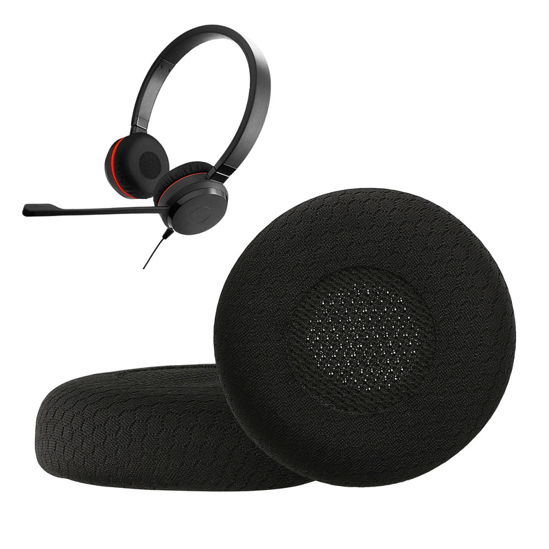 kwmobile Ohr Polster für Jabra Evolve 20 / 20se / 30 / 30II / 40 / 65 Ohrpolster - Ersatz Ohrpolster - Kopfhörer Ersatzteile - Kopfhörer Ersatzpolster für Over Ear Headphones