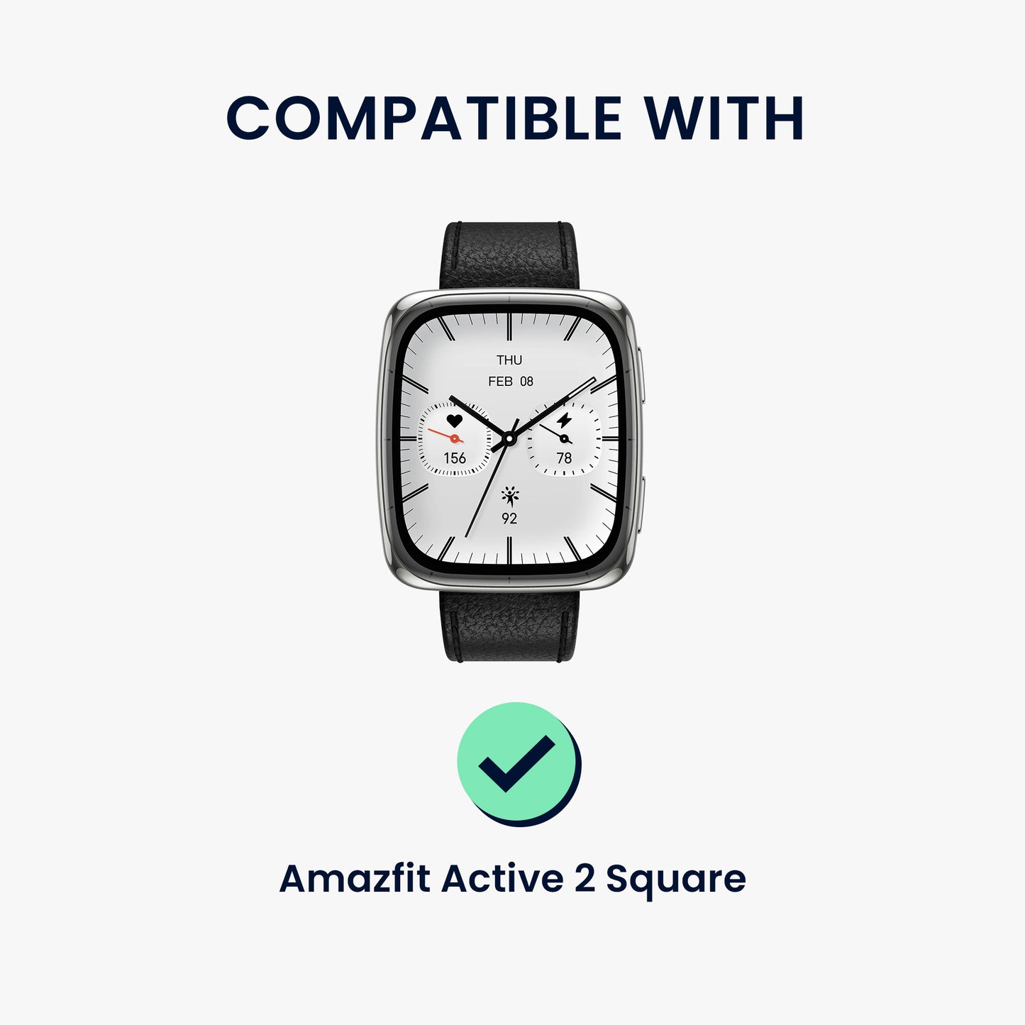 Cover für Amazfit Active 2 Square Hülle Case