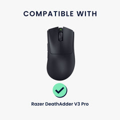 kwmobile Gaming Maus Grip Tape für Razer DeathAdder V3 Pro Mouse Grip Tape - Rutschfestes Griffband für PC Maus