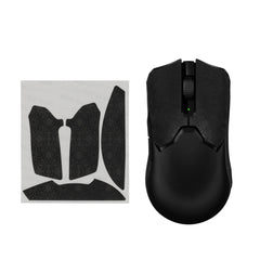 kwmobile Gaming Maus Grip Tape für Razer Viper V2 Pro Mouse Grip Tape - Rutschfestes Griffband für PC Maus - Schwarz Weiß Schwarz  