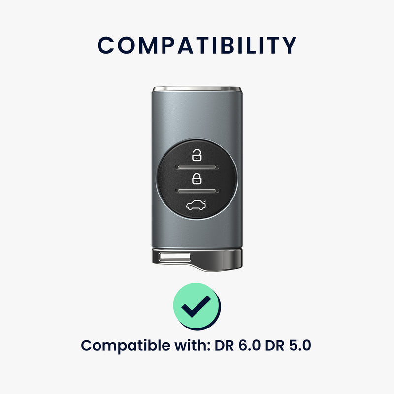 kwmobile Schlüsselhülle für DR 6.0 / DR 5.0 Hülle - Autoschlüssel Schlüssel Hülle - Schlüsselschutz Gehäuse - Hüllen