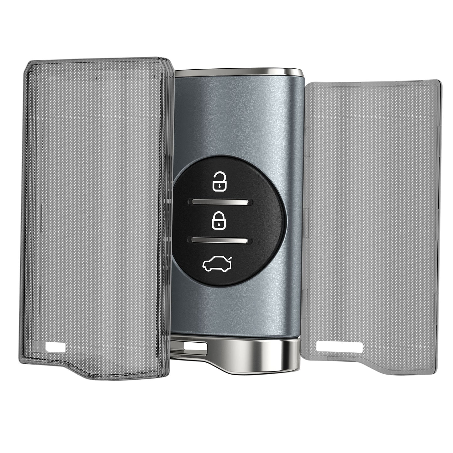 kwmobile Schlüsselhülle für DR 6.0 / DR 5.0 Hülle - Autoschlüssel Schlüssel Hülle aus TPU Silikon - Schlüsselschutz Gehäuse in Schwarz Transparent Schwarz  [dsg02]