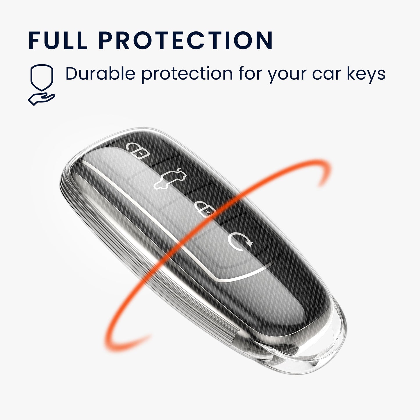 kwmobile Schlüsselhülle für Chery Omoda C5 / Jaecoo 7 / Tiggo 7 Pro 8 Pro / Arrizo 5 Hülle - Autoschlüssel Schlüssel