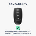 kwmobile Schlüsselhülle für Chery Omoda C5 / Jaecoo 7 / Tiggo 7 Pro 8 Pro / Arrizo 5 Hülle - Autoschlüssel Schlüssel