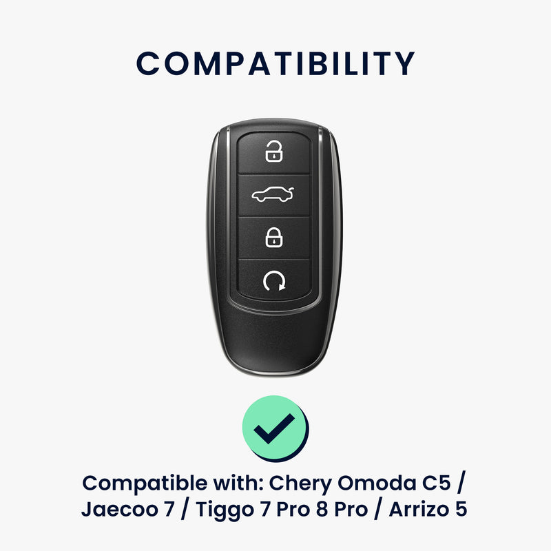 kwmobile Schlüsselhülle für Chery Omoda C5 / Jaecoo 7 / Tiggo 7 Pro 8 Pro / Arrizo 5 Hülle - Autoschlüssel Schlüssel