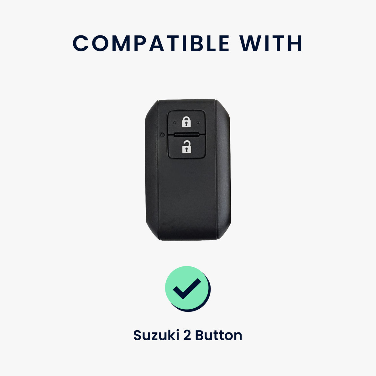 Suzuki 2-Tasten Autoschlüssel Keyless Go Schlüsselhülle KWM000041FF001C