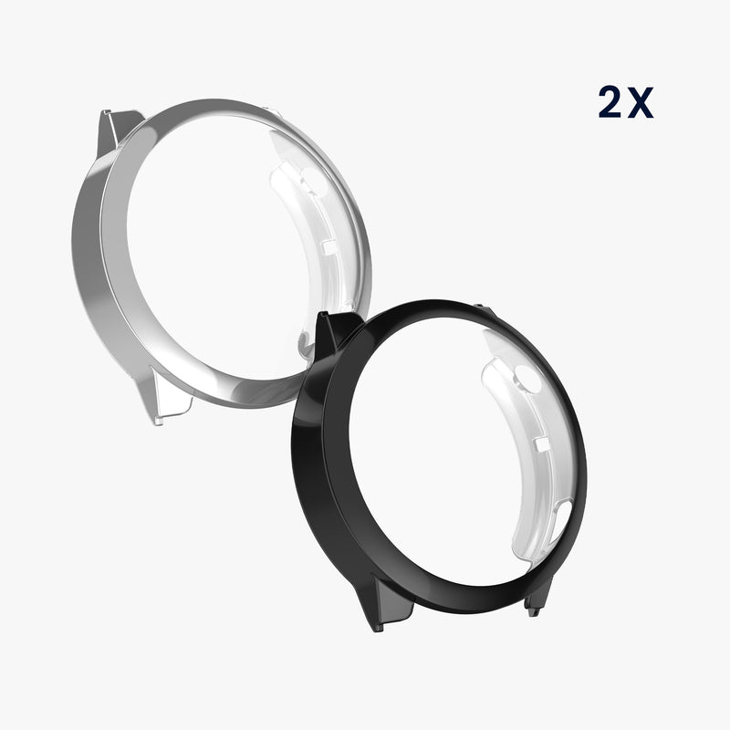 kwmobile Schutzhülle für Garmin Venu 4 45mm Fullbody Display Cover Set