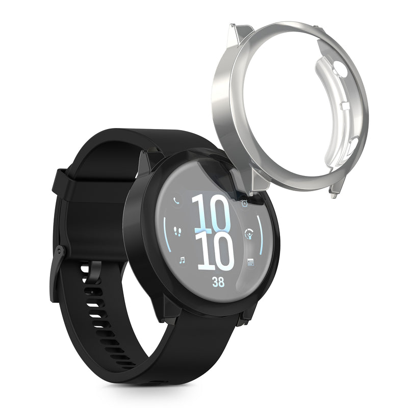 kwmobile Schutzhülle für Garmin Venu 4 45mm Fullbody Display Cover Set