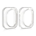 2x Headphone (1) Silikon Kopfhörer Hülle Crystal Transparent