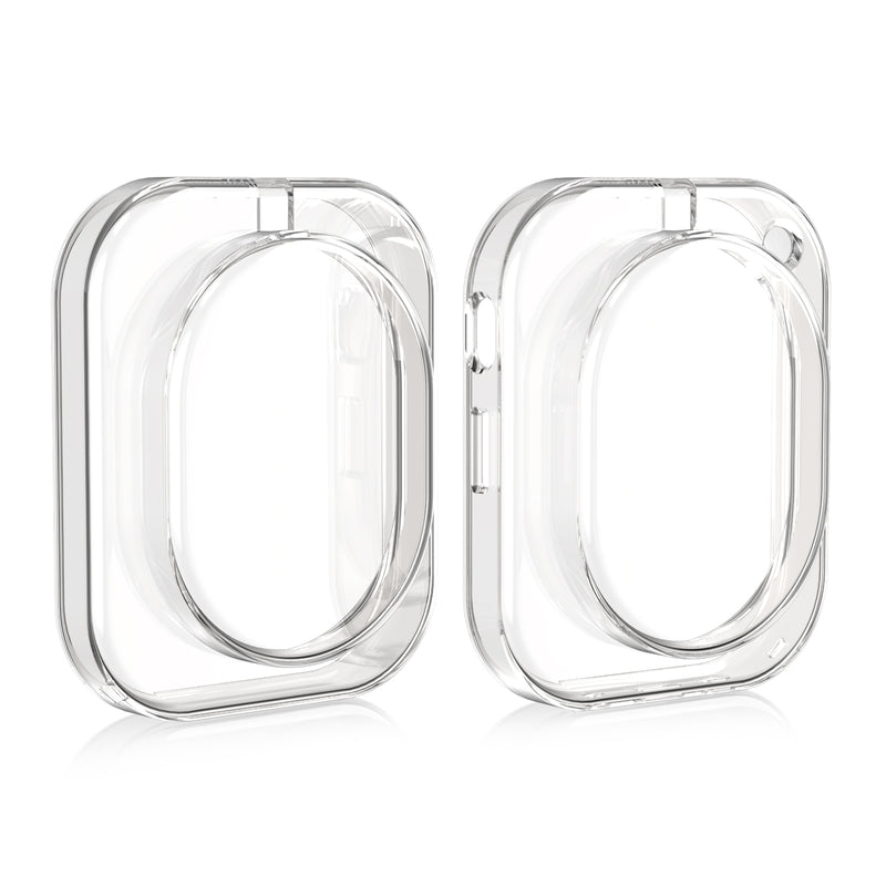 2x Headphone (1) Silikon Kopfhörer Hülle Crystal Transparent