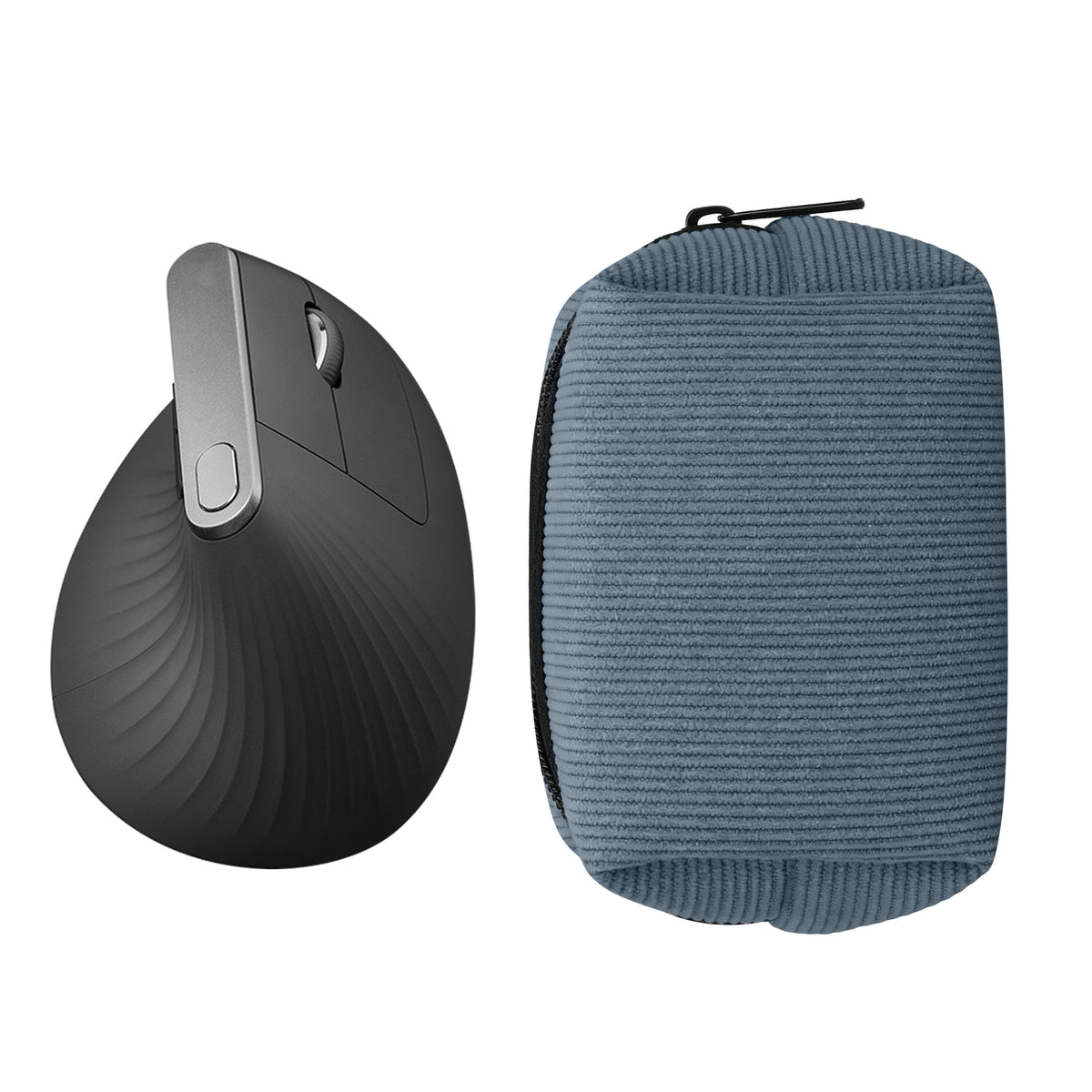Logitech Lift / MX Vertical / Anker Vertical Cord Mausbezug Vintage Blue