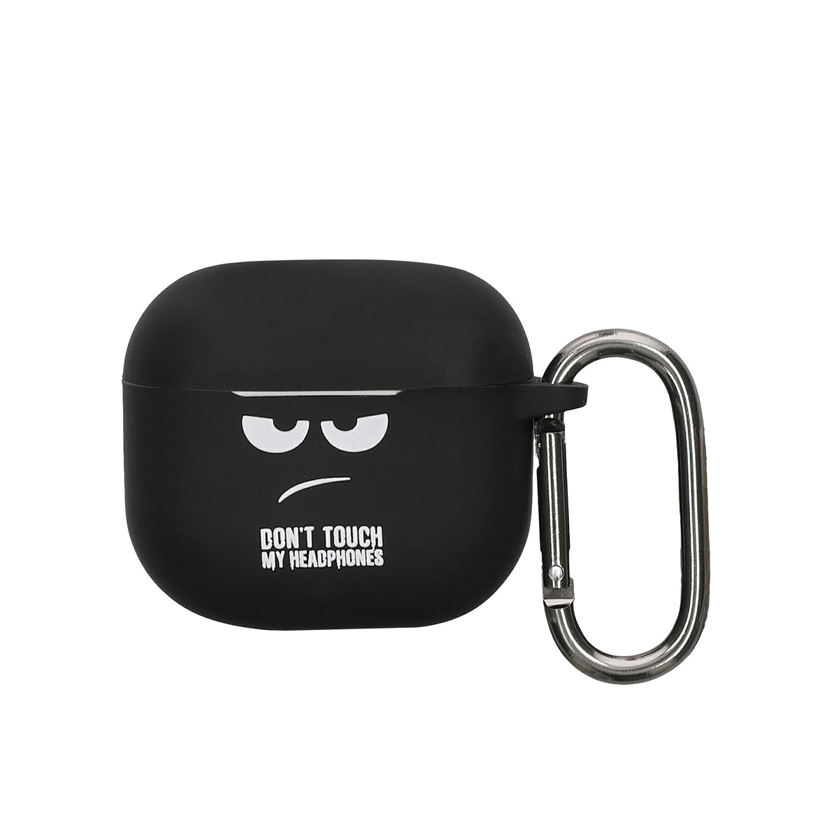 Huawei FreeBuds SE2 / SE3 Silikon Kopfhörer Hülle mit Karabiner Don't touch my Headphones
