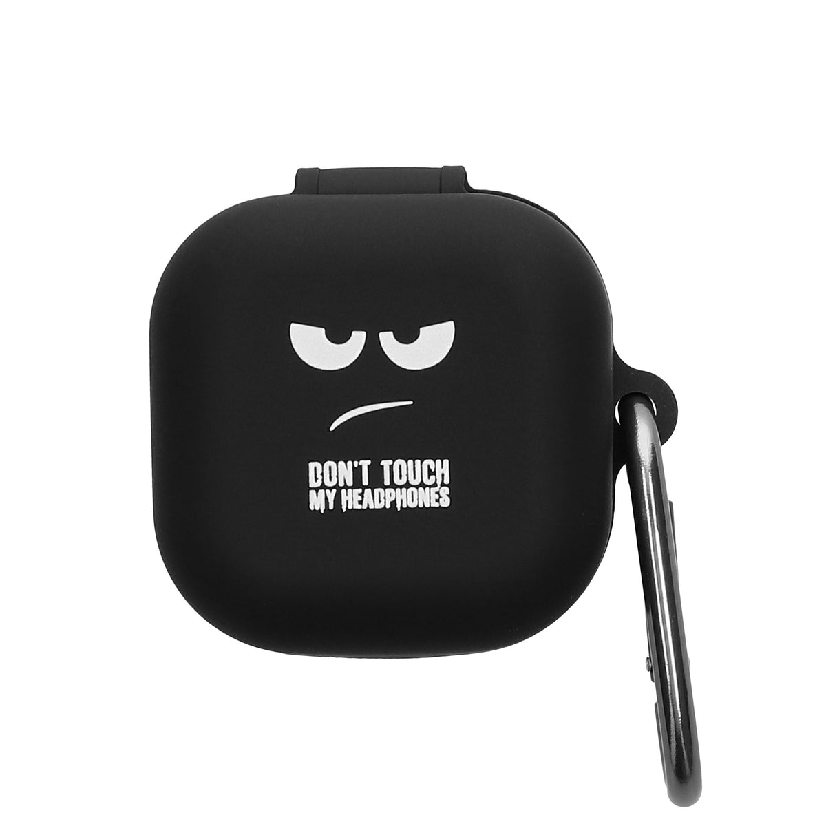 Samsung Galaxy Buds 4 / Galaxy Buds 4 Pro Silikon Kopfhörer Hülle mit Karabiner Weiß