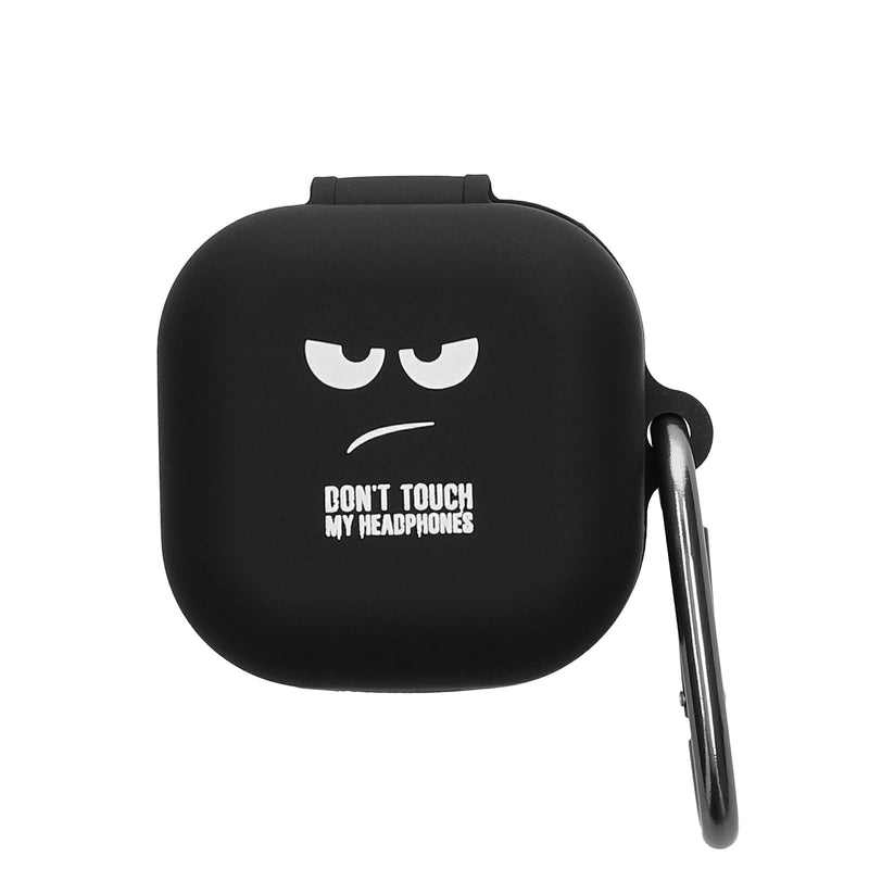 Samsung Galaxy Buds 4 / Galaxy Buds 4 Pro Silikon Kopfhörer Hülle mit Karabiner Weiß