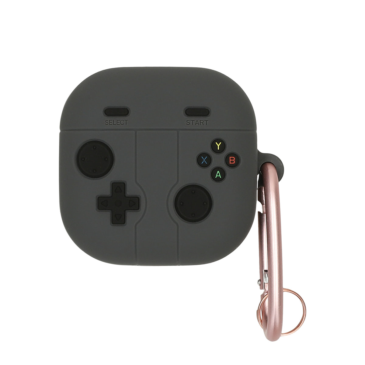 Samsung Galaxy Buds 4 / Galaxy Buds 4 Pro Silikon Kopfhörer Hülle mit Karabiner Schwarz