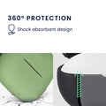 kwmobile Schutzhülle für Xiaomi Redmi Buds 8 Lite Hülle - TPU Silikon Case für Kopfhörer Ladecase - stoßfestes Cover mit Karabiner - Hellgrün Hellgrün