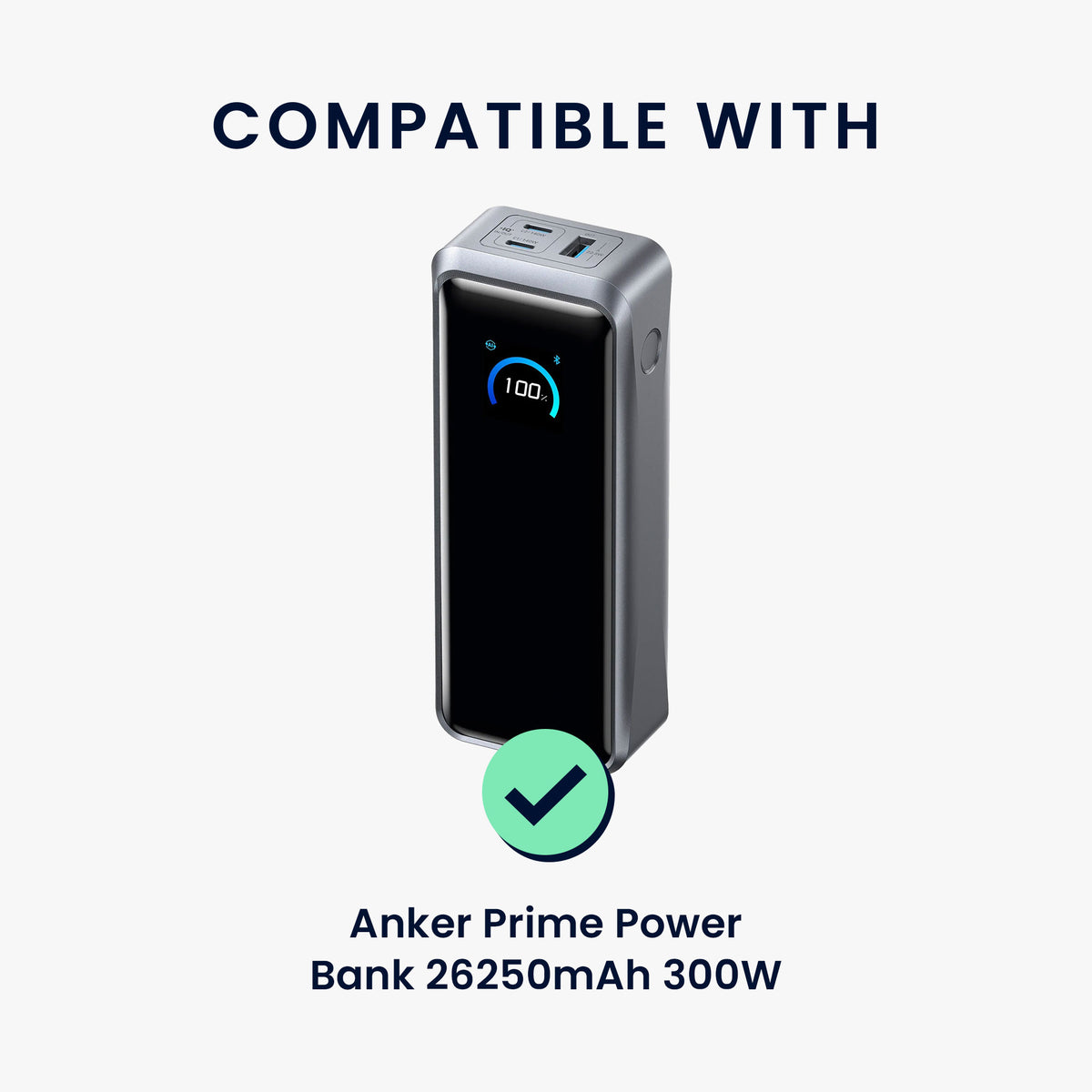 kwmobile Silikon Hülle für Anker Prime Power Bank 26250mAh 300W Case - Powerbank Hülle für unterwegs - Tasche für Power Bank - Altrosa Altrosa