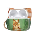 Apple Airpods Pro 3 Silikon Kopfhörer Hülle mit Karabiner Katze mit Tuch
