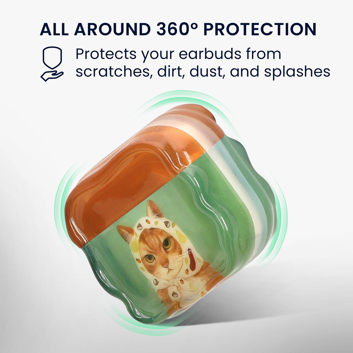 Apple Airpods Pro 3 Silikon Kopfhörer Hülle mit Karabiner KWM000041KG001C