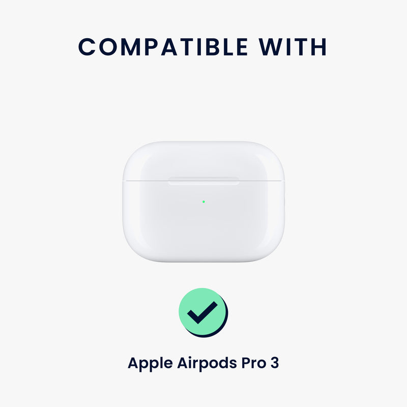 Apple Airpods Pro 3 Silikon Kopfhörer Hülle mit Karabiner KWM000041KG001C