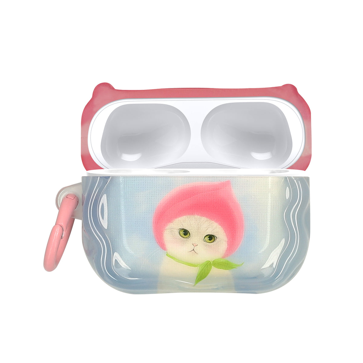 Apple Airpods Pro 3 Silikon Kopfhörer Hülle mit Karabiner KWM000041KG002C