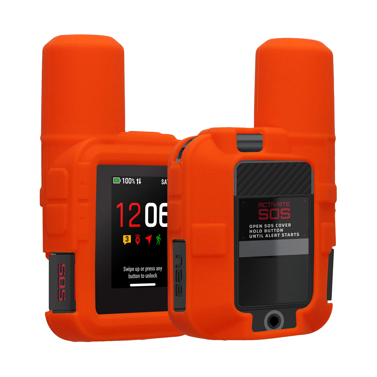 Garmin inReach Mini 3 / Mini 3 Plus Silikon GPS Hülle Orange