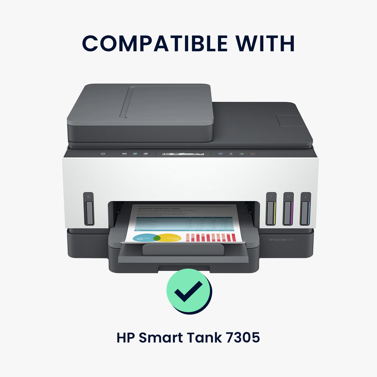 HP Smart Tank 7305 Staubschutzhülle KWM000041LN002C