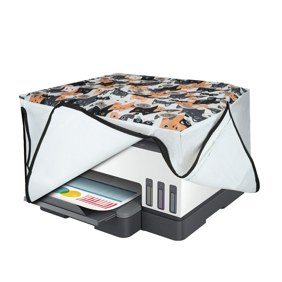 HP Smart Tank 7305 Leinen Staubschutzhülle Orange