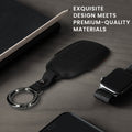 kwmobile Schlüsselhülle für Chery Omoda C5 / Jaecoo 7 / Tiggo 7 Pro 8 Pro / Arrizo 5 Hülle Leder - Autoschlüssel Schlüssel Hülle - Schlüsselcover Schlüsselschutz in Schwarz Schwarz