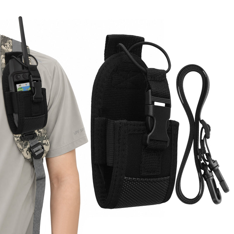 Garmin Alpha 300 200 100 / GPSMAP 67i 65s 66i 79s 79sc Nylon GPS Hülle mit Gürtelclip Schwarz KWM000041ND001C