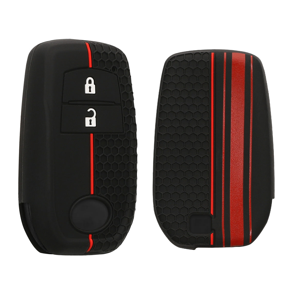 Toyota 2/3 Button Aygo Yaris Cross RAV4 GR 20-24 Silikon Schlüsselhülle KWM000041OG002C