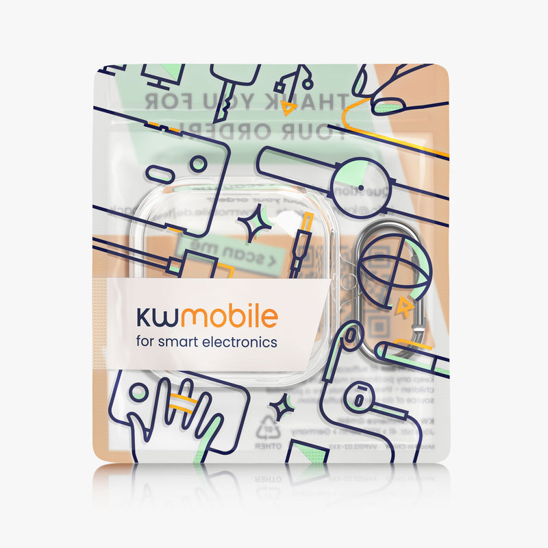 kwmobile Hülle für Sony LinkBuds Clip WF-LC900 Case - TPU Silikon Schutzhülle - Kopfhörer Cover - Transparent Transparent