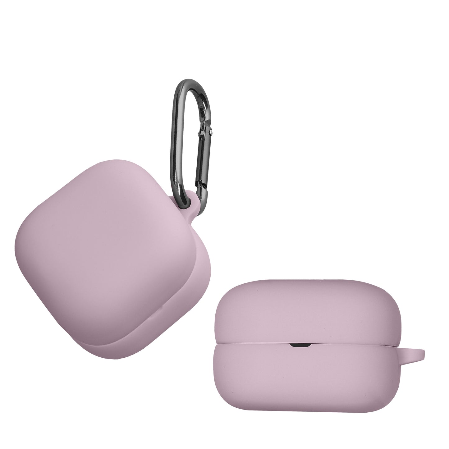kwmobile Schutzhülle für Sony LinkBuds Clip WF-LC900 Hülle - TPU Silikon Case für Kopfhörer Ladecase - stoßfestes Cover mit Karabiner - Lavendel Lavendel  