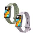 kwmobile 2x Uhrenarmband für Huawei Band 11 / Band 11 Pro Armband - Fitnesstracker Band Set aus TPU Silikon - Ersatzarmband Smartwatch - Lavendel Pastellgrün Lavendel  [dsg03]