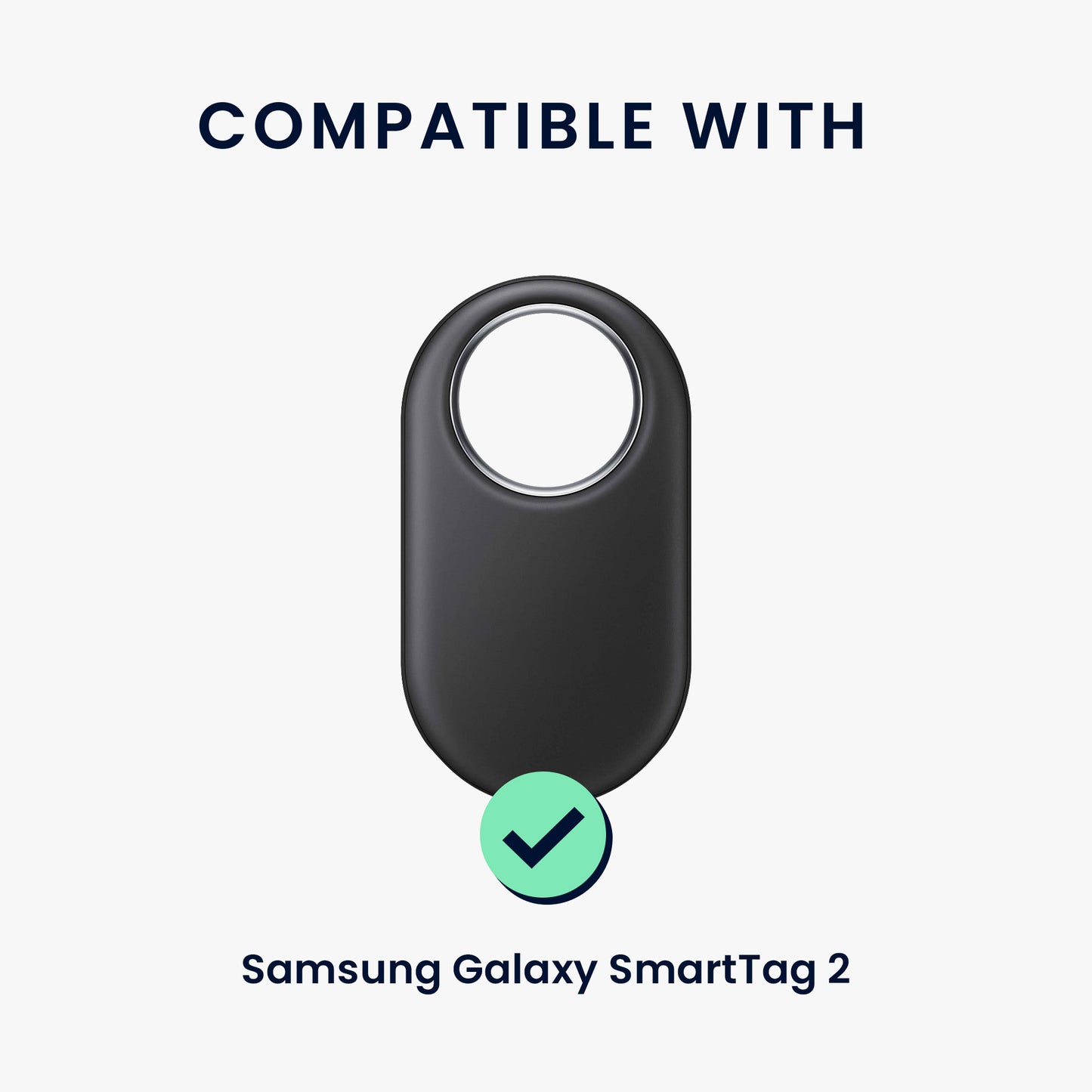 kwmobile Bluetooth Tracker Halter für Samsung Galaxy SmartTag 2 - Silikon Schutzhülle für Hunde Katzen Halsband - Smart Tag Holder für Haustiere - 1er Set Dunkelgrün Altrosa Dunkelgrün