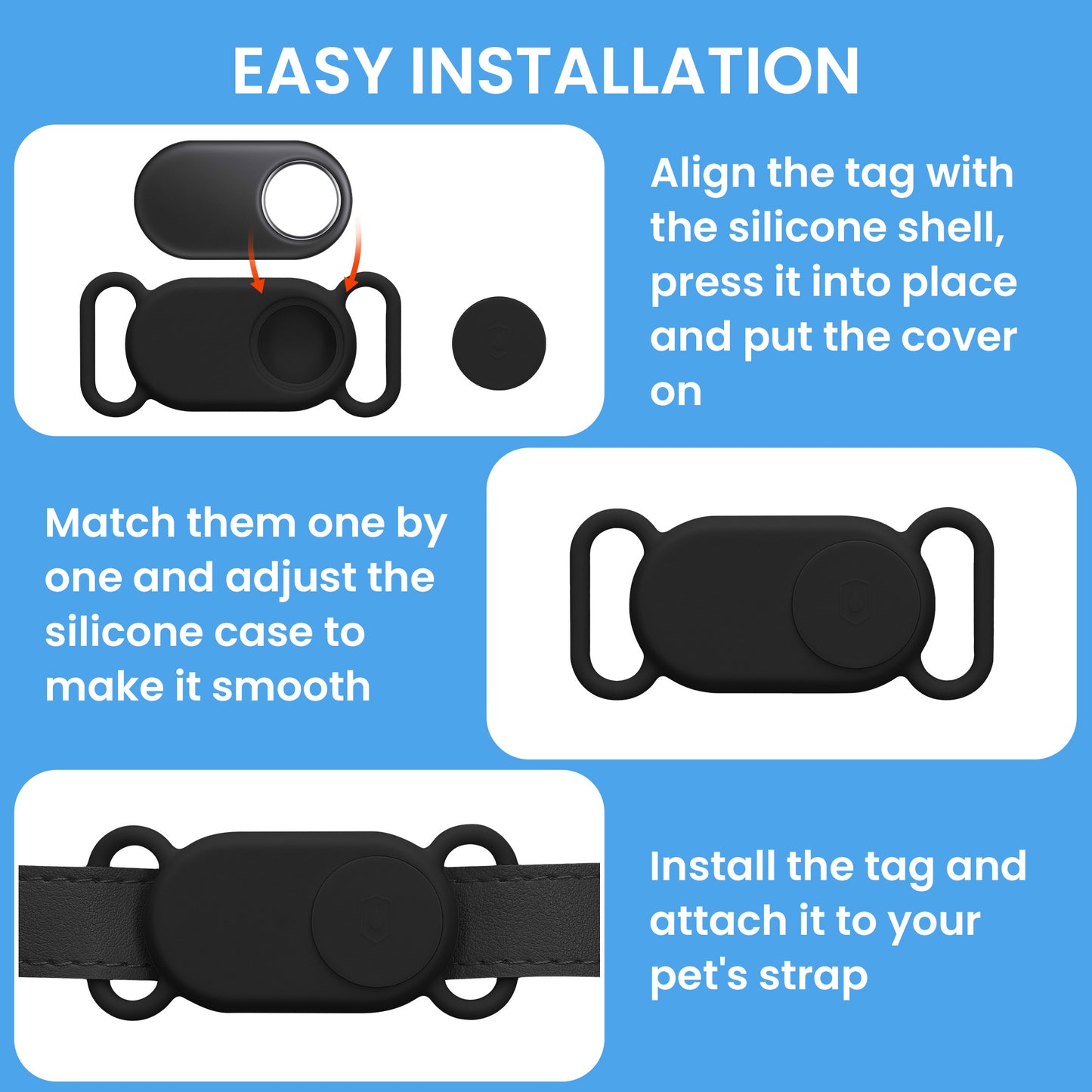 kwmobile Bluetooth Tracker Halter für Samsung Galaxy SmartTag 2 - Silikon Schutzhülle für Hunde Katzen Halsband - Smart Tag Holder für Haustiere - 1er Set Dunkelgrün Altrosa Dunkelgrün