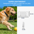 kwmobile Bluetooth Tracker Halter für Xiaomi SmartTag - Silikon Schutzhülle für Hunde Katzen Halsband - Smart Tag Holder für Haustiere - 1er Set Schwarz Weiß Schwarz