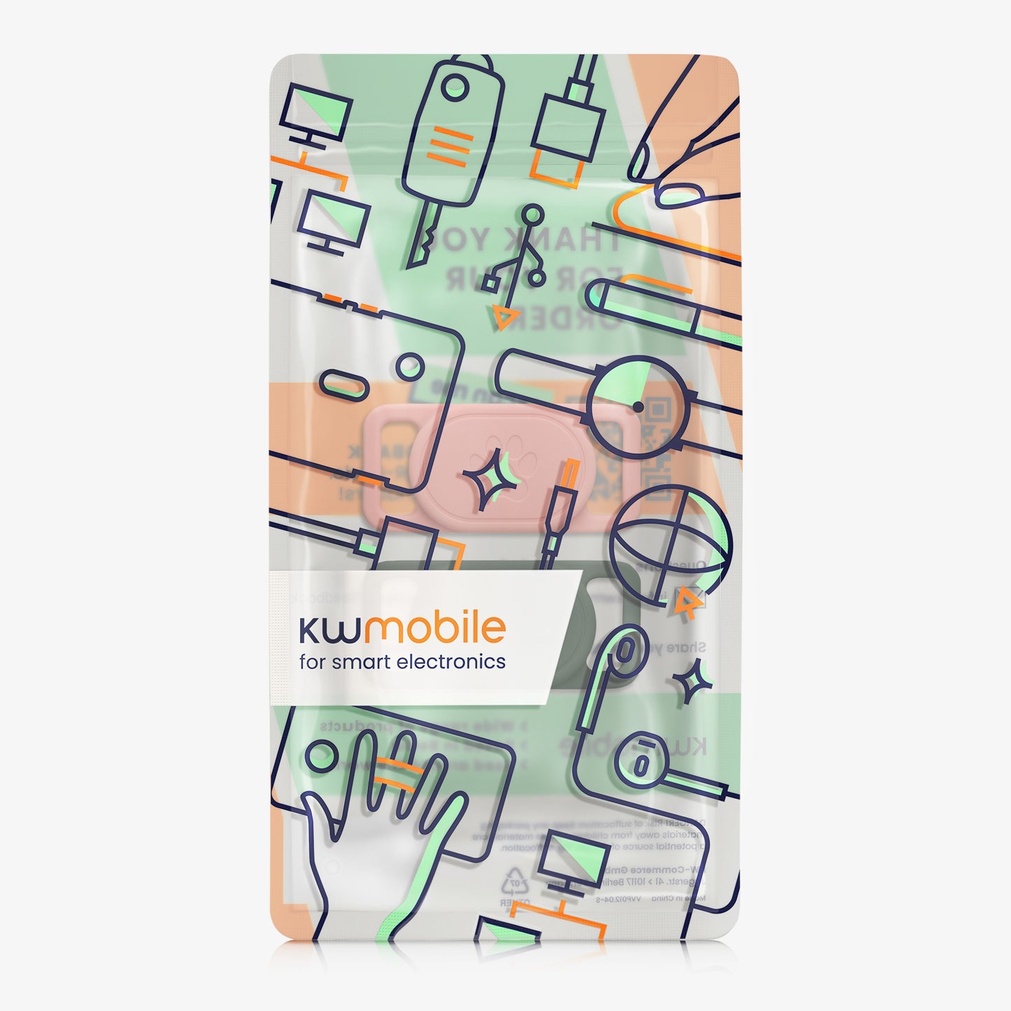 kwmobile Bluetooth Tracker Halter für Xiaomi SmartTag - Silikon Schutzhülle für Hunde Katzen Halsband - Smart Tag Holder für Haustiere - 1er Set Dunkelgrün Altrosa Dunkelgrün