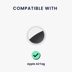 kwmobile 1x Katzen Tracker Case kompatibel mit Apple AirTag Hülle - Katzenohr-Design Cover Set für Smarttag - ideal für Tier Halsbänder - Matcha Grün Altrosa Matcha Grün