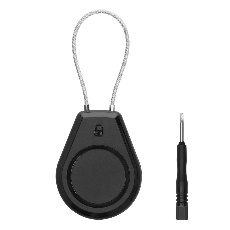 kwmobile SmartTag Hülle kompatibel mit Apple AirTag Schlüsselanhänger - Bluetooth Tracker Zubehör Halterung für Rucksack und Koffer - Schwarz Schwarz  