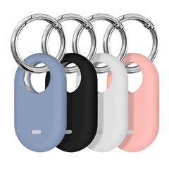 kwmobile 4x SmartTag Hülle kompatibel mit Samsung Galaxy SmartTag 2 Schlüsselanhänger - Bluetooth Tracker Zubehör Set
