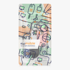 kwmobile 4x SmartTag Hülle kompatibel mit Samsung Galaxy SmartTag 2 Schlüsselanhänger - Bluetooth Tracker Zubehör Set