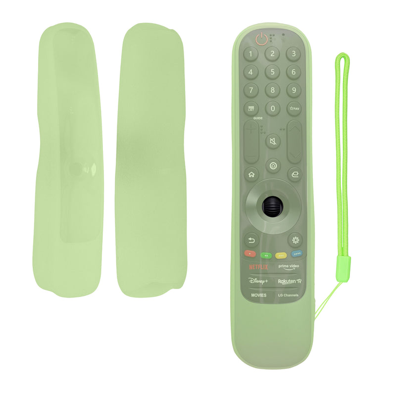 kwmobile Hülle Fernbedienung kompatibel mit LG MR20GA / MR21GA /MR22GA / MR23GA Hülle - Silikon Case für TV Zubehör in Grün Grün  