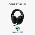 kwmobile Ohr Polster für Logitech G G321 - Ersatz Ohrpolster - Kopfhörer Ersatzteile - Kopfhörer Ersatzpolster für Over Ear Headphones