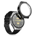 kwmobile 2x Glas Hülle für Huawei Watch GT6 Pro 46mm Schutzhülle - Fullbody Fitnesstracker Case Set aus Glas - Schwarz Transparent Schwarz